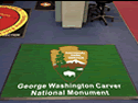 Custom Made ToughTop Logo Mat National Park Service George Washington Carver National Monument of Diamond Missouri