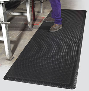 AirLift Diamond Plus Commercial Industrial Workplace AntiFatigue Traction Mat - Product Usage AirLift Diamond Plus Commercial Industrial Workplace AntiFatigue Traction Mat - Product Usage
