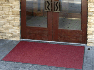 Outside Rubber Material Nylon Outdoor Entrance Rubber Door Mat