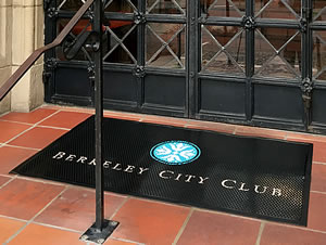 Frontline All Rubber Logo Mat - Berkeley City Club Frontline All Rubber Logo Mat - Berkeley City Club