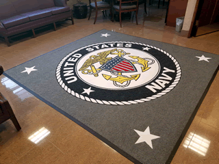 Tough Top Premium Grade Indoor Outdoor Custom Logo Mat Rug