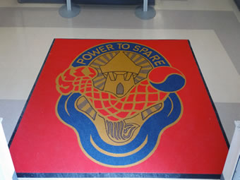 59th Ordinance Brigade Fort Lee, Virginia - Custom Made Logo Mat