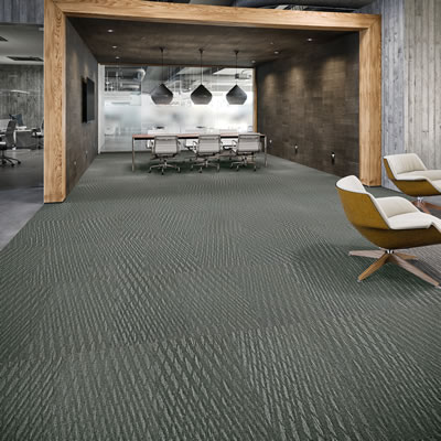 Moire Series Wavelength Designer Carpet Tiles | Logo Mat Central
