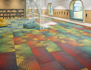 Moire Series Designer Carpet Tiles