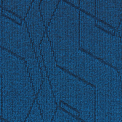 Cobalt Designer Carpet Tile Swatch