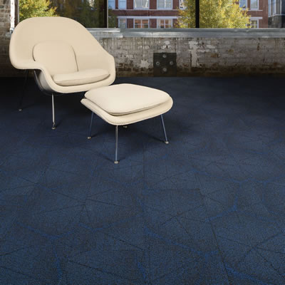 Traction Ave Tread Hex Designer Carpet Tiles Product Image