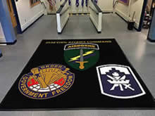 Custom Made Logo Mat Purchased On GSA Contract - 353rd Civil Affairs Command Staten Island, New York