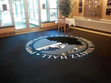 Custom Made Logo Mat Purchased On GSA Contract - Naval Air Station Whidbey Island Washington