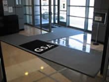 Custom Made Logo Mat Purchased On GSA Contract - 