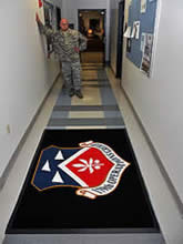 Custom Made Logo Mat Purchased On GSA Contract - Ohio Air National Guard 179OSF Mansfield Ohio