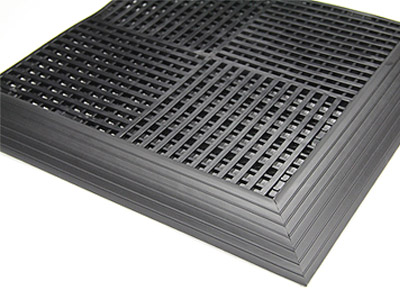 RuggedGrid Soil Retention Entry Matting - Black Color Swatch