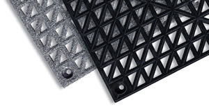 WorkSpace - Grease Proof Modular Drainage Mat for Commercial Industrial Work Areas - Product Close Up WorkSpace - Grease Proof Modular Drainage Mat for Commercial Industrial Work Areas - Product Close Up