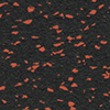 Compression King Rubber Gym Flooring - Orange Color Swatch