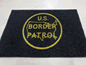 Custom Made AquaFlow Logo Mat_US Border Patrol of New York