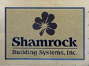Custom Made Faux Coir Logo Mat Shamrock Building Systems of Symrna Georgia