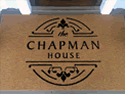 Custom Made Faux Coir Logo Mat The Chapman House of Troy Alabama 02