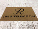 Custom Made Faux Coir Logo Mat The Riverdale Inn Jacksonville Florida