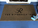 Custom Made Faux Coir Logo Mat The Riverdale Inn of Jacksonville Florida