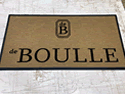 Custom Made FauxCoir Logo Mat De Boulle of Dallas Texas