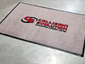 Custom Made Flocked Logo Mat Collision Evolution of Indianapolis Indiana