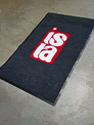 Custom Made Flocked Logo Mat Indiana State Teachers Association of Indianapolis Indiana