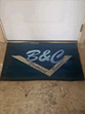 Custom Made Frontline Logo Mat B&G Electrical of Amityville New York 01