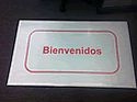 Custom Made Frontline Logo Mat Bienvenidos of South America