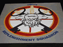 Custom Made Frontline Logo Mat Canadian Royal Air Force 409th Tactical Fighter Squadron of Cold Lake Alberta Canada 07