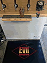 Custom Made Frontline Logo Mat Evil Home Brew of Dallas Texas 01