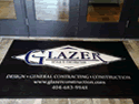 Custom Made Frontline Logo Mat Glazer Design and Construction of Atlanta Georgia