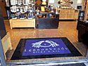 Custom Made Frontline Logo Mat Lennonheads Salon and Spa of Worthington Ohio 01