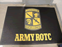 Custom Made Frontline Logo Mat Marquette University Army ROTC of Milwaukee Wisconsin