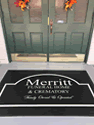 Custom Made Frontline Logo Mat Merritt Funeral Home Brooksville Florida 02