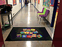 Custom Made Frontline Logo Mat Our Kids Place Day Care Center of Rosedale New York 01