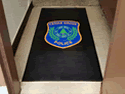 Custom Made Frontline Logo Mat Police Department of Cedar Grove New Jersey 01