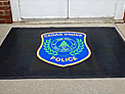 Custom Made Frontline Logo Mat Police Department of Cedar Grove New Jersey 02