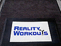 Custom Made Frontline Logo Mat Reality Workouts of Garner North Carolina