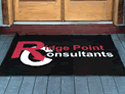 Custom Made Frontline Logo Mat Ridge Point Consultants of Meadville Mississippi