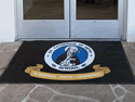 Custom Made Frontline Logo Mat St Catherine of Sienna School of Martinez California