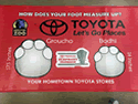 Custom Made Frontline Logo Mat Toyota Dealership of Denver Colorado