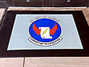 Custom Made Frontline Logo Mat US Air Force 82nd Contracting Squadron of Shepard AFB Texas