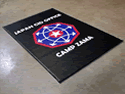 Custom Made Frontline Logo Mat US Army Criminal Invetigative Office of Camp Zama Japan