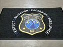 Custom Made Graphic Inset Logo Mat Hudson County NJ Prosecutors Office