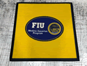 Custom Made Graphics Inset Logo Mat Florida International University of Islamorada Florida