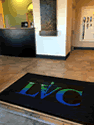 Custom Made Graphics Inset Logo Mat Longwood Veterinary Clinic of Longwood Florida