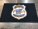 Custom Made Graphics Inset Logo Mat Police Department of Annandale New Jersey