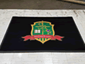 Custom Made Graphics Inset Logo Mat St Bruno School of Whittier California