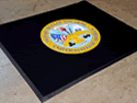 Custom Made Graphics Inset Logo Mat US Army of Fort Belvoir Virginia