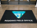 Custom Made Graphics Inset Logo Mat US Bureau of Land Management of Redding California