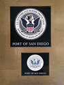 Custom Made Graphics Inset Logo Mat US Customs & Border Protection of San Diego, California